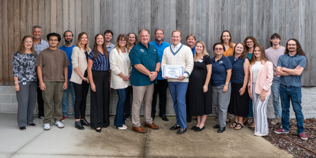 Congratulations to Corey Finton, the District’s Employee of the Month! Corey is recognized for his outstanding performance, reliability and measurable impact in sharing the District’s strategic vision and core mission with more than 6 million citizens.