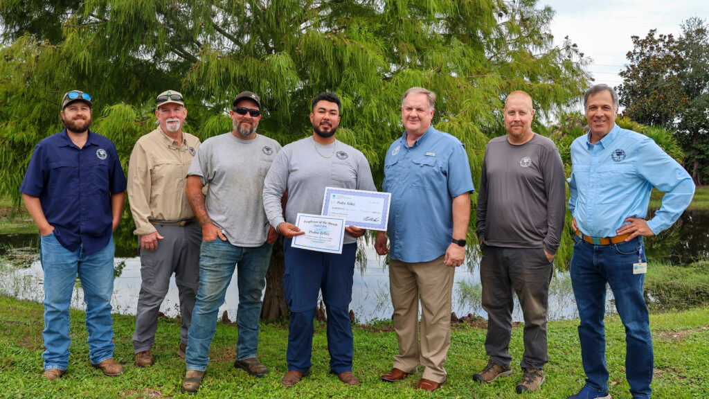 Congratulations to Pedro Tellez, the District’s Employee of the Month. Pedro is recognized for his strong work ethic, teamwork, sound judgment, and commitment to the safety and success of those around him.